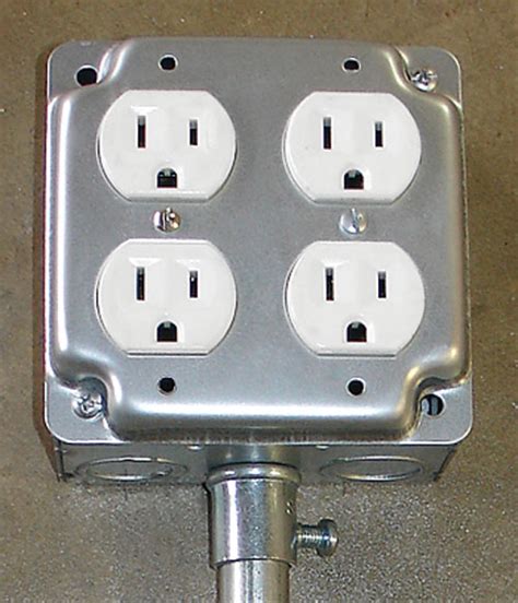 duplex receptacle box